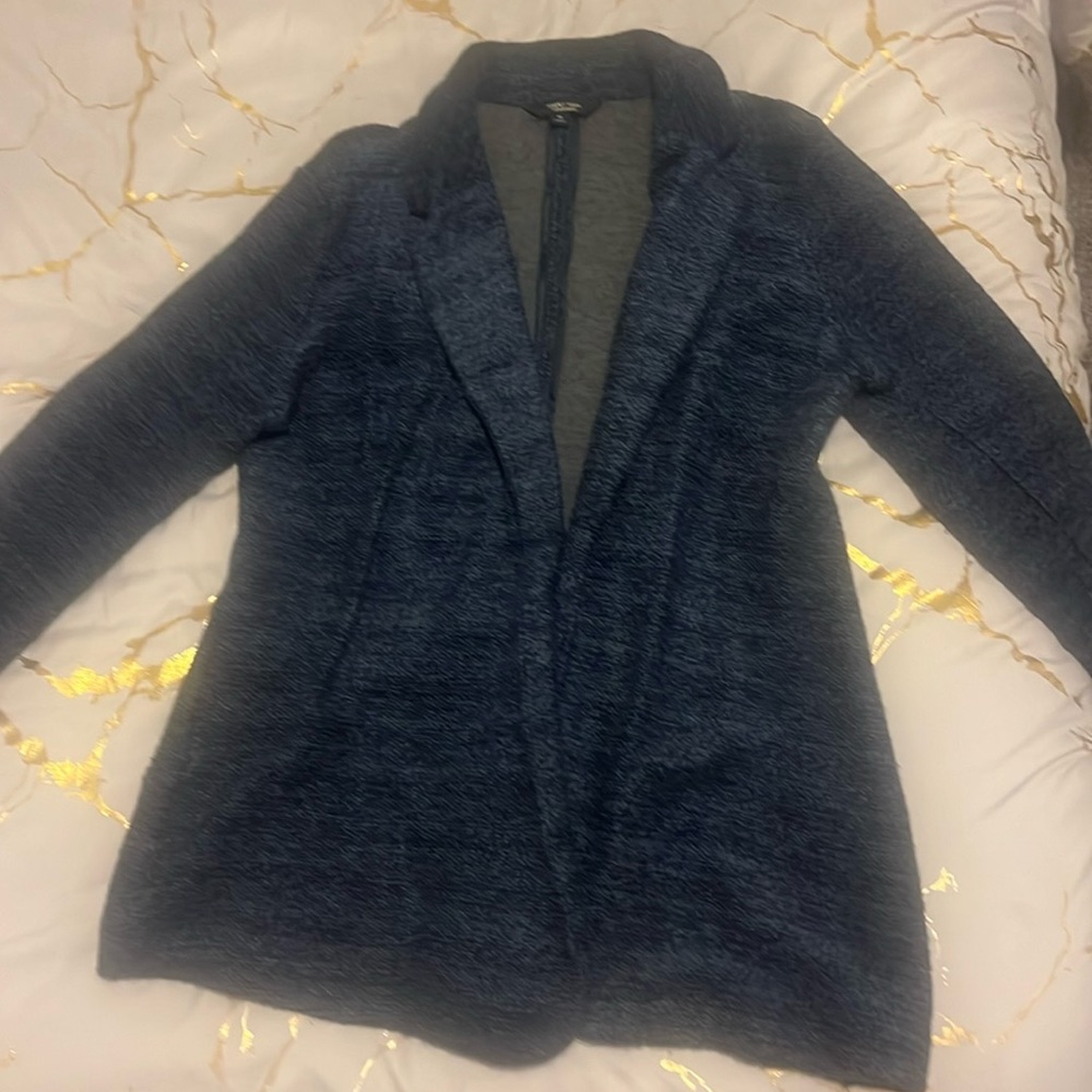Navy jacket. (Missing buttons)